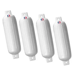 Osculati Pack de 4 pare-battages OG3 | blanc