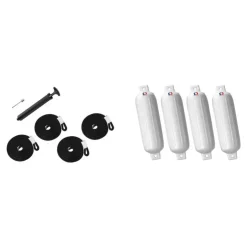 Osculati Pack de 4 pare-battages OG3 | blanc