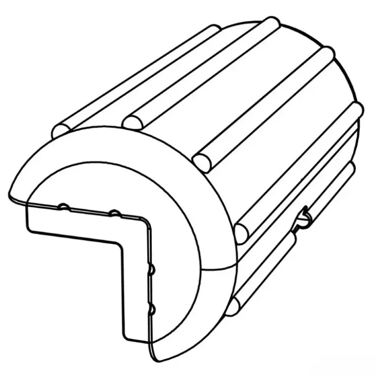 Best Osculati Pare-battage de ponton d'angle 18,5 cm