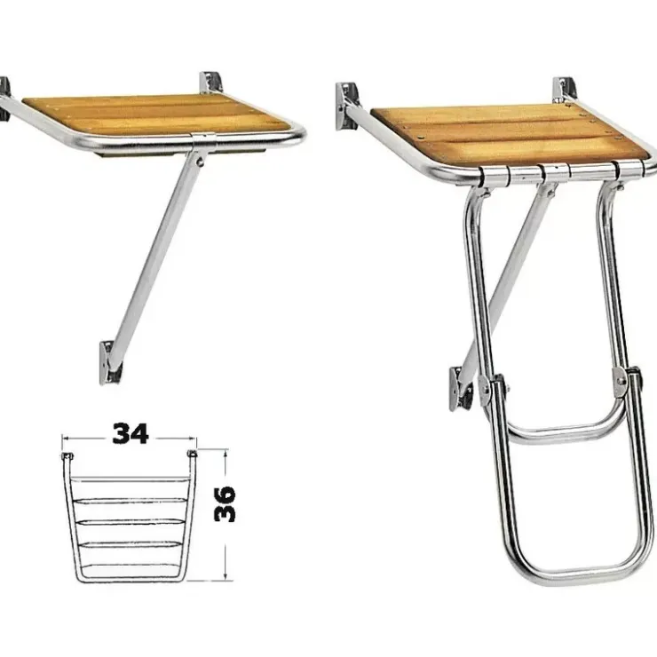 Sale Osculati Plateforme compacte Iroko