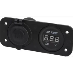 Outlet Osculati Prise 12V + Voltmètre