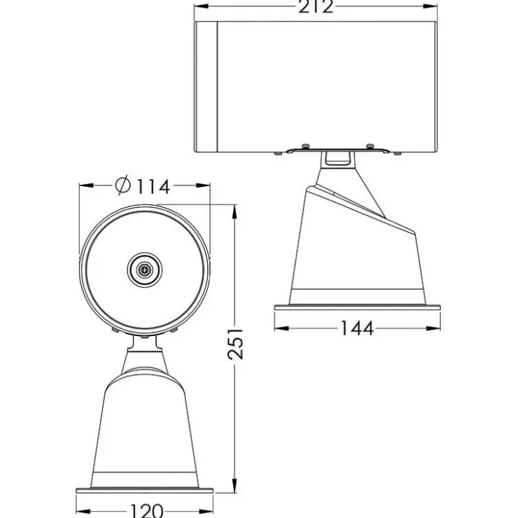Outlet Osculati Projecteur inox 100 W