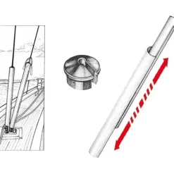 Best Osculati Protection hauban aluminium