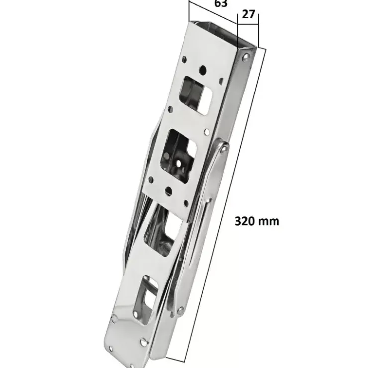 Osculati Équerre pliable inox