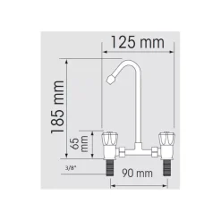 Hot Osculati Robinet eau chaude / eau froide