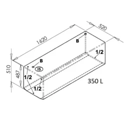 Osculati Réservoir 165 à 600 L