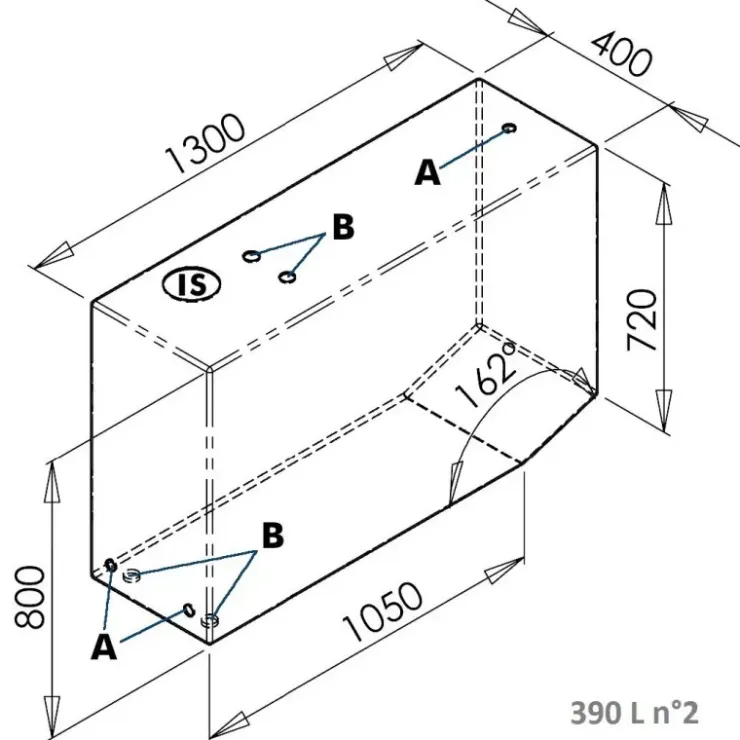 Osculati Réservoir 165 à 600 L