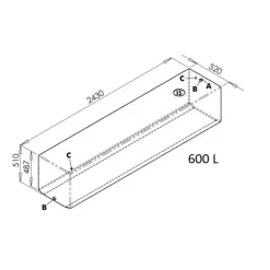 Osculati Réservoir 165 à 600 L