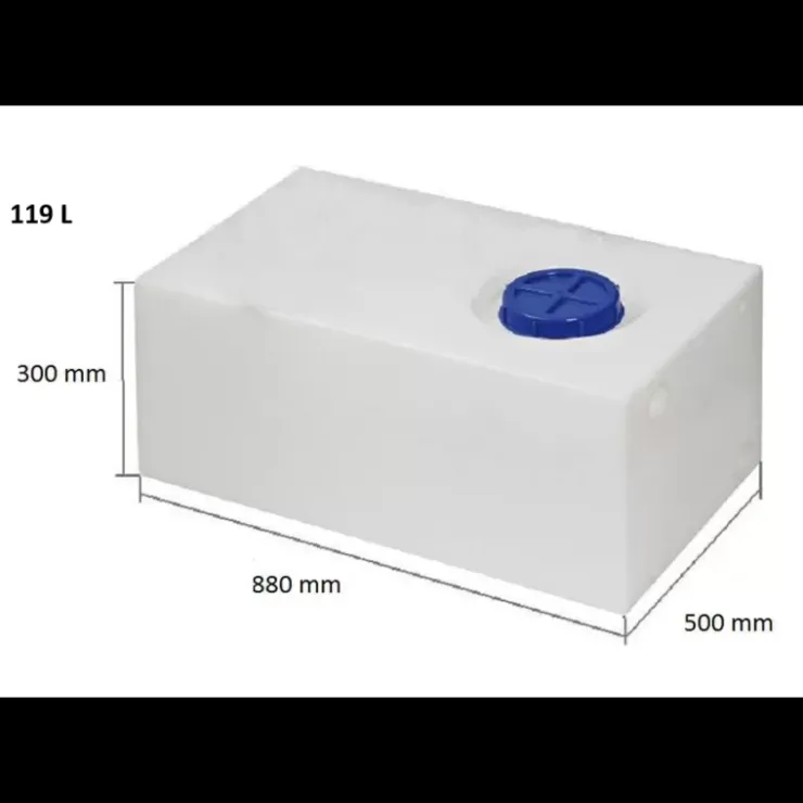 Hot Osculati Réservoir rigide eau potable | 119 L
