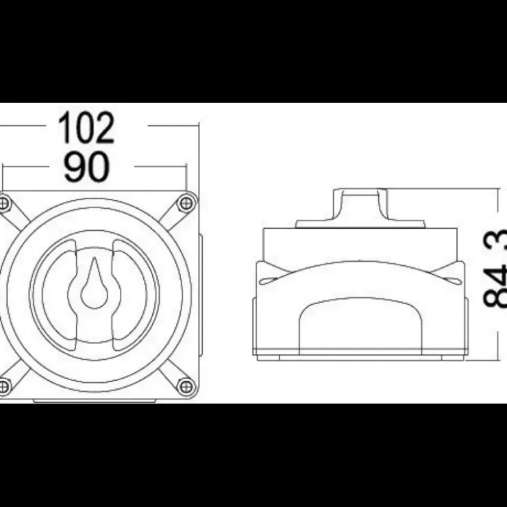 Outlet Osculati Selecta MKll commutateur batterie