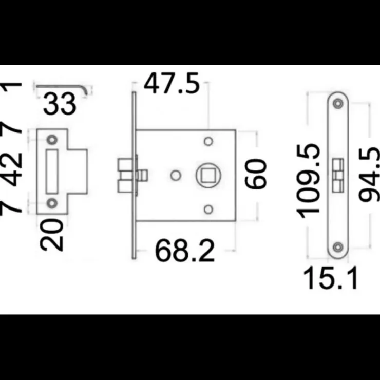 Hot Osculati Serrure anti vibration