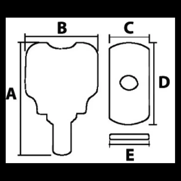 Outlet Osculati Serrure de rechange pour trappe