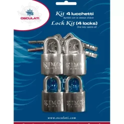 Hot Osculati Set de 4 cadenas inox