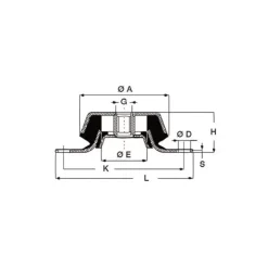 Online Osculati Silent Bloc Inox |Pour moteur 600 Kg