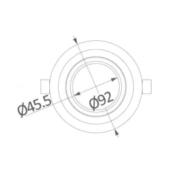 Online Osculati Spot à encastrer LED orientable ø 92 mm