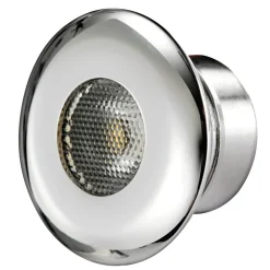 Clearance Osculati Spot LED de courtoisie en inox poli miroir 1W