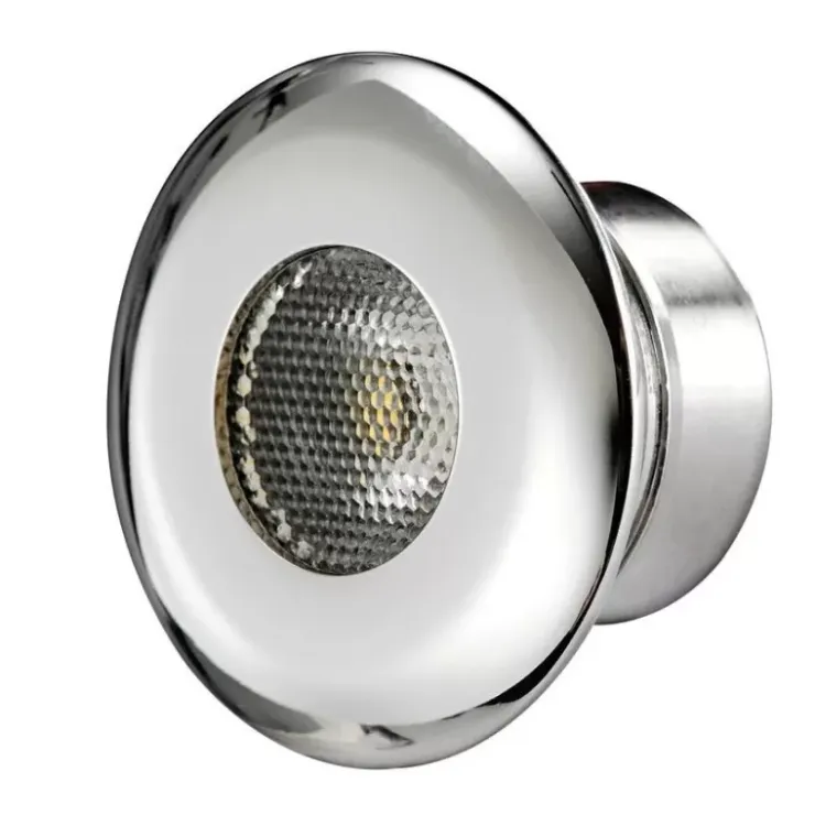 New Osculati Spot LED de courtoisie en inox poli miroir 3W