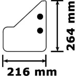 Hot Osculati Stabilisateur hydrofoil moteur HB | 50 à 200 cv
