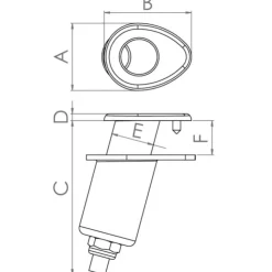 Clearance Osculati Support hampe flexible
