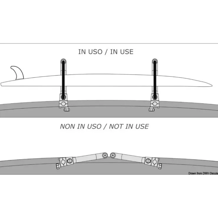 Online Osculati Support paddle & passerelle inox Delux