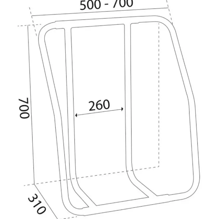 Clearance Osculati Support radeau vertical