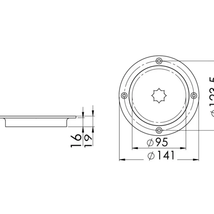Sale Osculati Trappe ronde inox