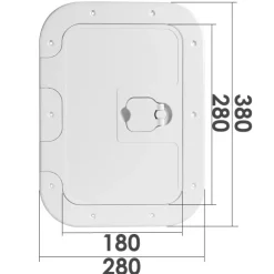 Clearance Osculati Trappe Splash-proob | Grise