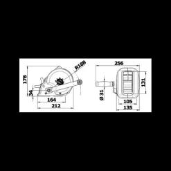 Discount Osculati Treuil 630 Kg caréné
