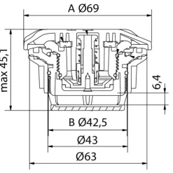 Osculati Valve de gonflage