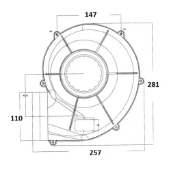 Best Osculati Ventilateur sur étrier