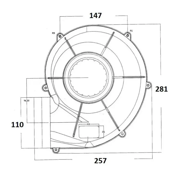 Best Osculati Ventilateur sur étrier