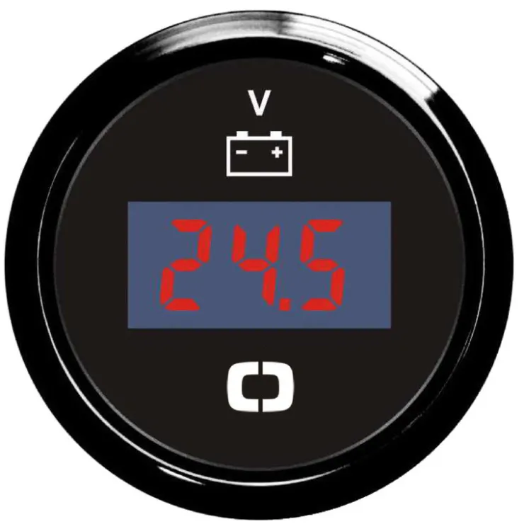 Osculati Voltmètre numérique 12/24 V