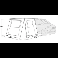 Online Outwell Backroads Awning Room | F45s F43Van / TO5200