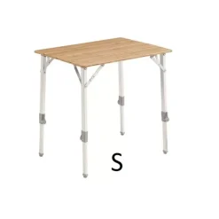 Best Outwell Table pliante plateau plein bambou Custer S/M/L