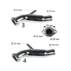 Clearance PALBY Marine PALBY Coude d’échappement VOLVO Penta MD 1-3, 6, 7, 11, 17