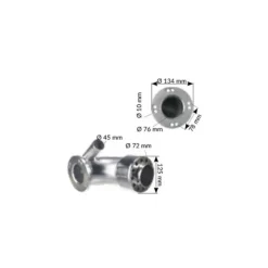 Sale PALBY Marine PALBY Coude d’échappement YANMAR Série 6LY