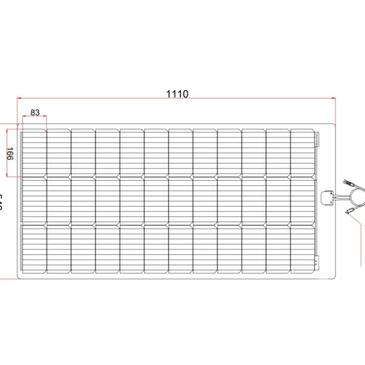Sale Energie Mobile Panneau solaire souple PERC Flex 115 W | Connexion MC4