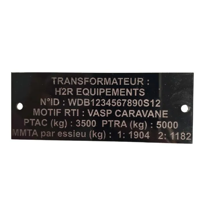 Discount H2R Plaque de transformation VASP | Acrylique