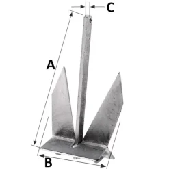 Discount Plastimo Ancre plate
