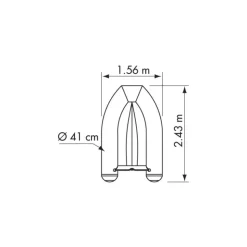 Outlet Plastimo Annexe tableau arrière basculant MX-240