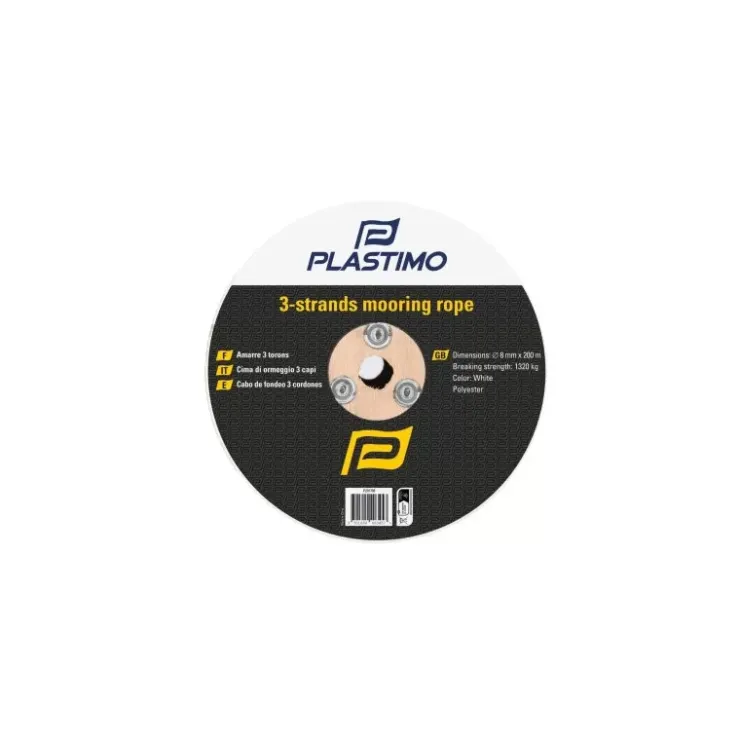 Plastimo Bosse de mouillage 3 torons 100 ou 200 m | Noir