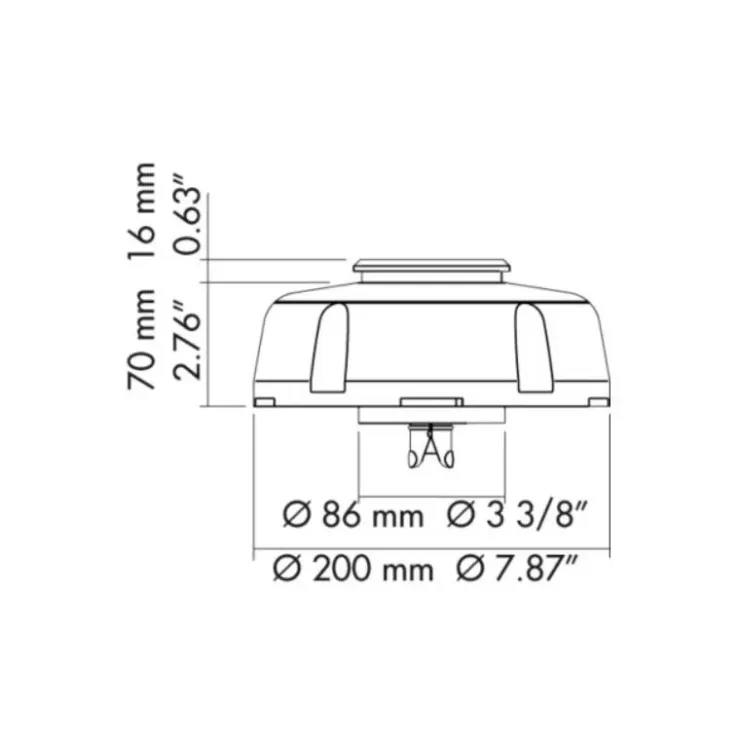 New Plastimo Boîte Dorade Cool'n Dry | 160 x ø 75 mm