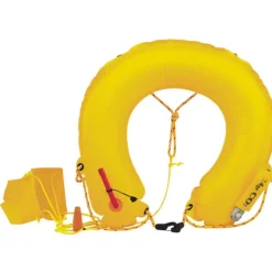 Discount Plastimo Bouée fer à cheval gonflable jaune