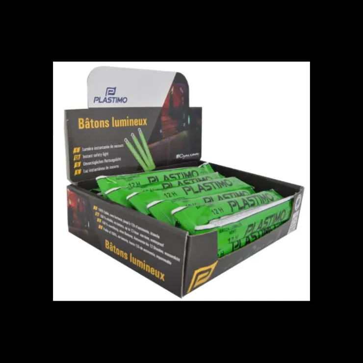 Plastimo Bâtons lumineux verts x24