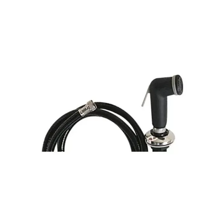 Hot Plastimo Douchette noire + flexible + support