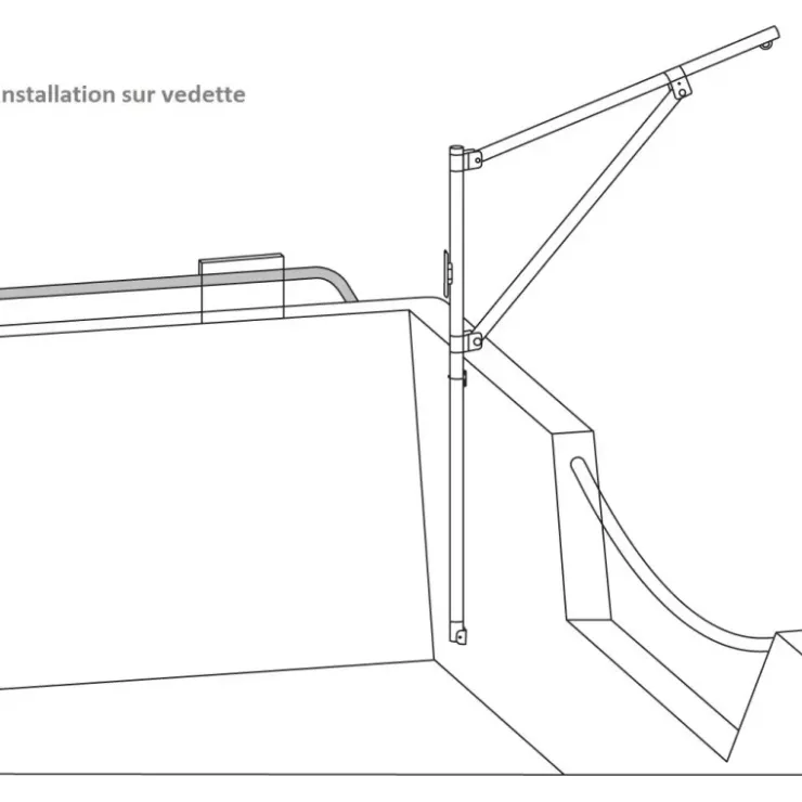 Best Plastimo Mât de charge pliant