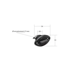 Discount Plastimo Nable polyamide noire