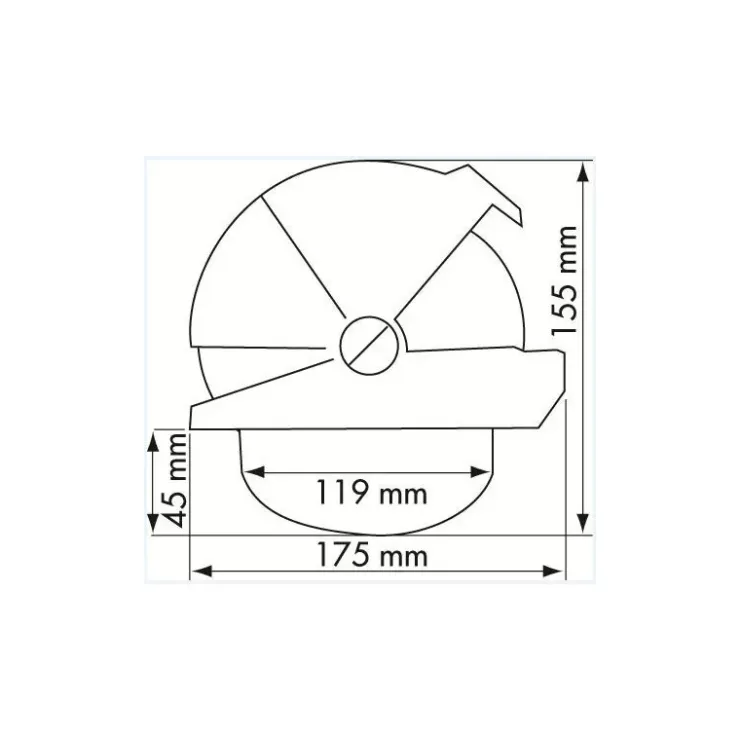 Best Plastimo Offshore 135 - Rose plate