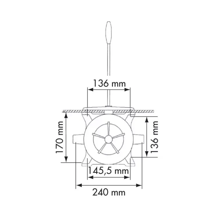 Discount Plastimo Pompe de cale simple effet