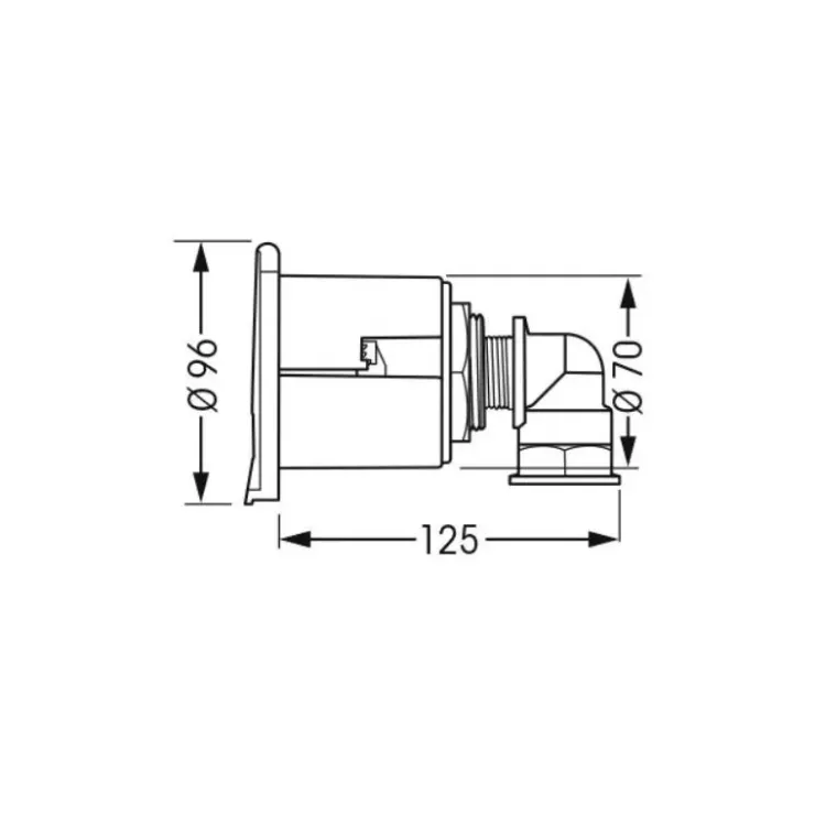 Plastimo Sortie d'eau EZ Water Carré